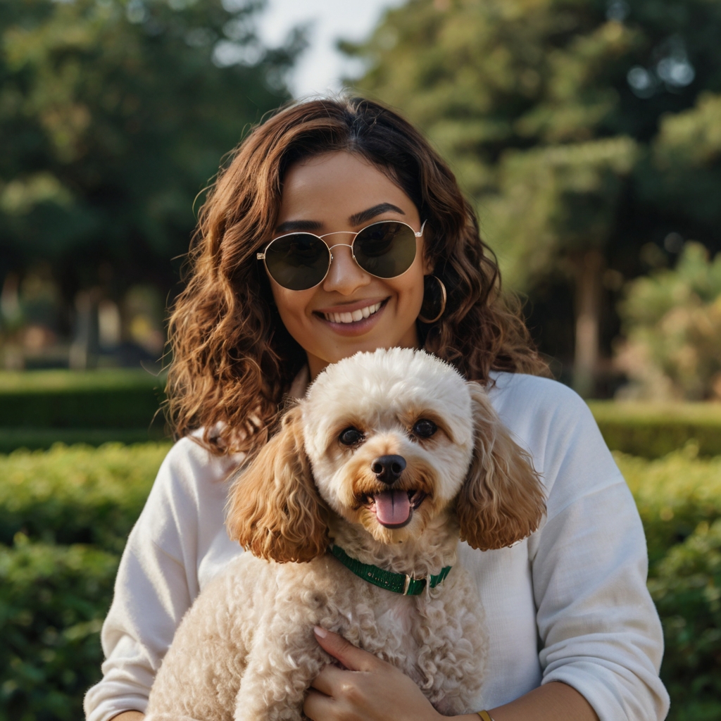 Leonardo_Kino_XL_A_femake_egyptian_dog_owner_wearing_white_sma_0.jpg
